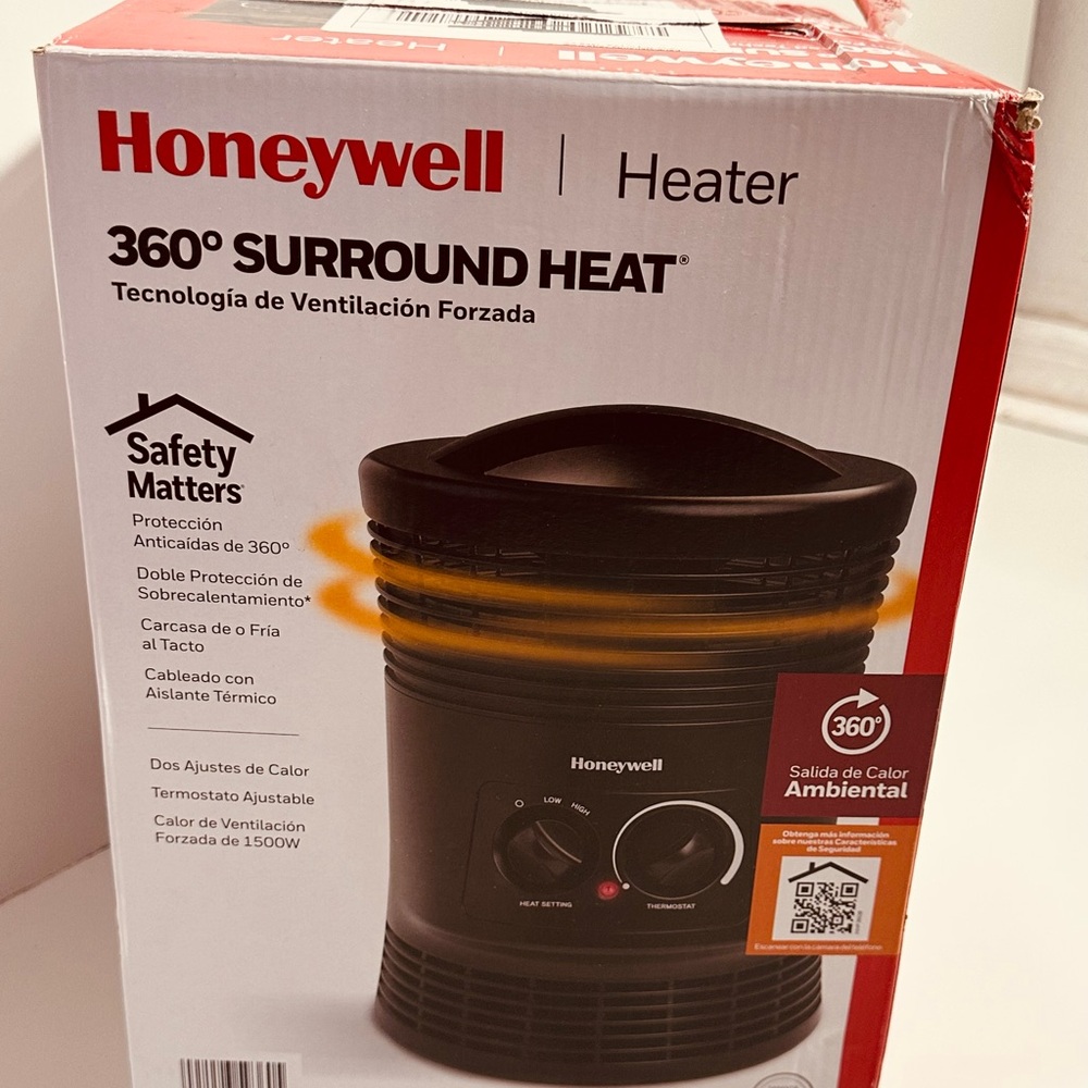 Honeywell 360 Degree Surround HHF360V 1500W Fan Forced Heater
